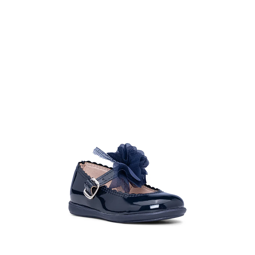 Sapato Clássico Criança Verniz Azul - Image 3