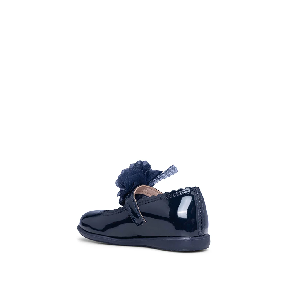Sapato Clássico Criança Verniz Azul - Image 4