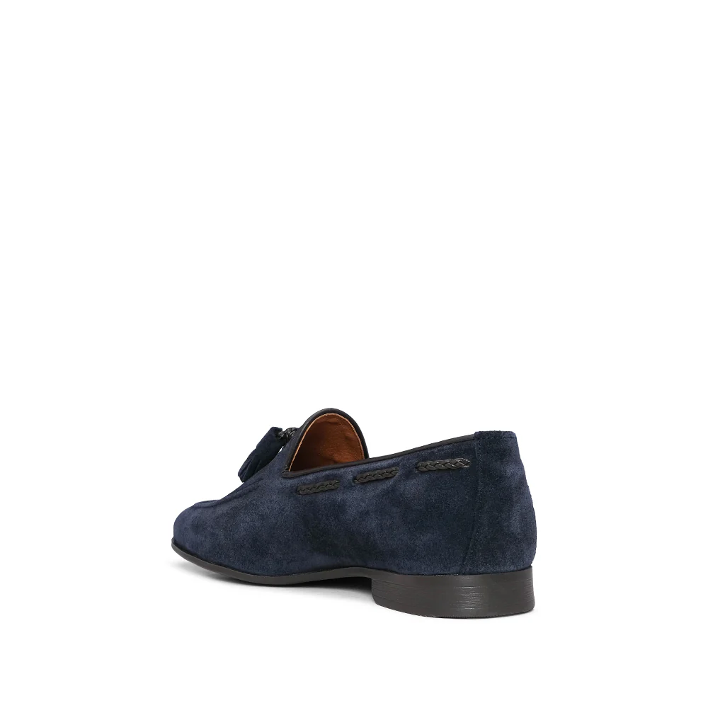 Sapato Clássico Homem Camurça Azul - Image 4