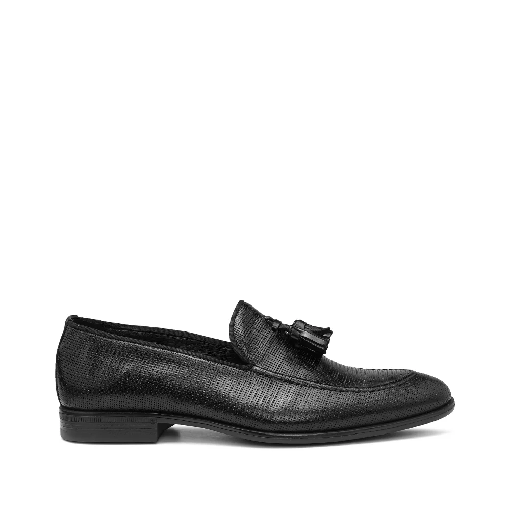 Sapato Clássico Homem Gravado Preto