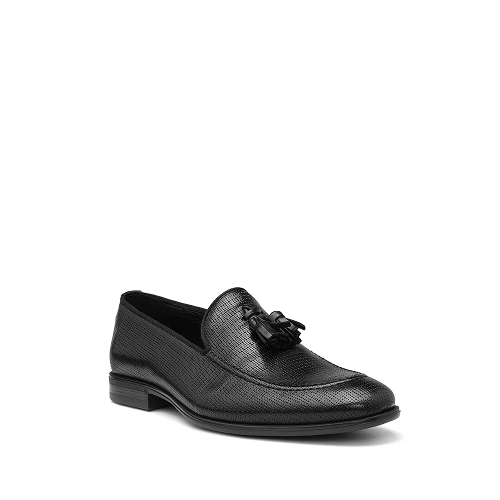 Sapato Clássico Homem Gravado Preto - Image 3