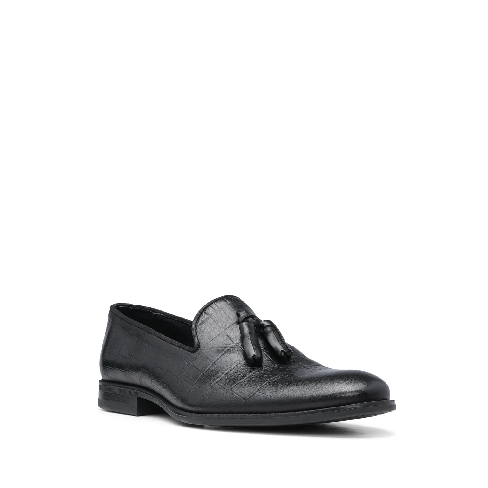 Sapato Clássico Homem Pele Preto - Image 3