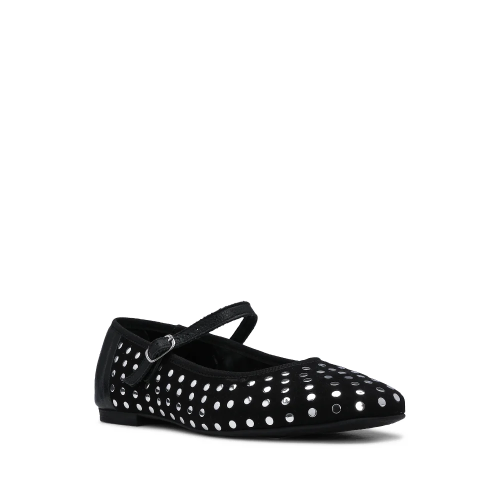 Sapato Mary Jane Mulher Têxtil Preto - Image 3