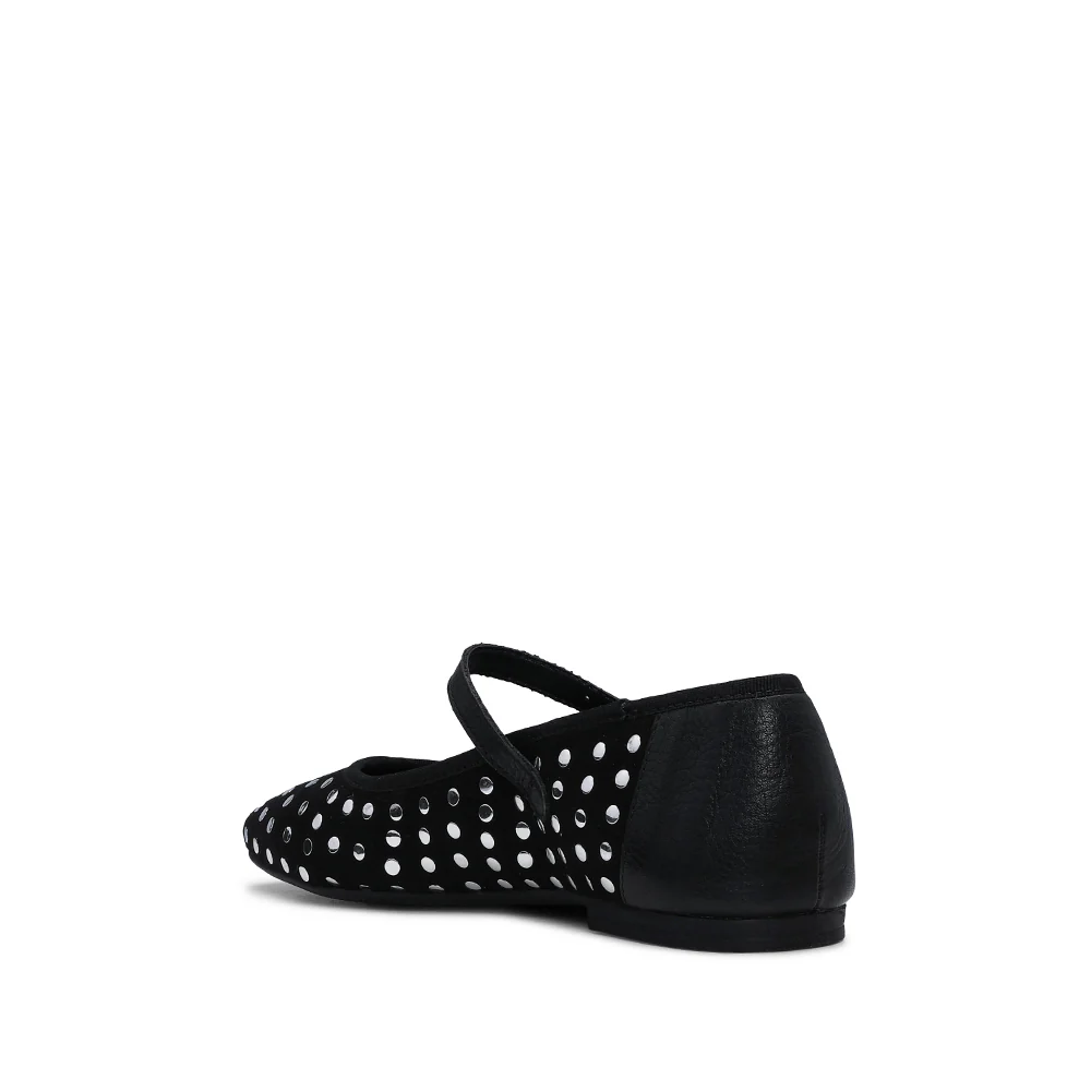 Sapato Mary Jane Mulher Têxtil Preto - Image 4