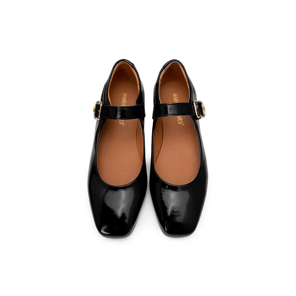 Sapato Mary Jane Mulher Verniz Preto - Image 2