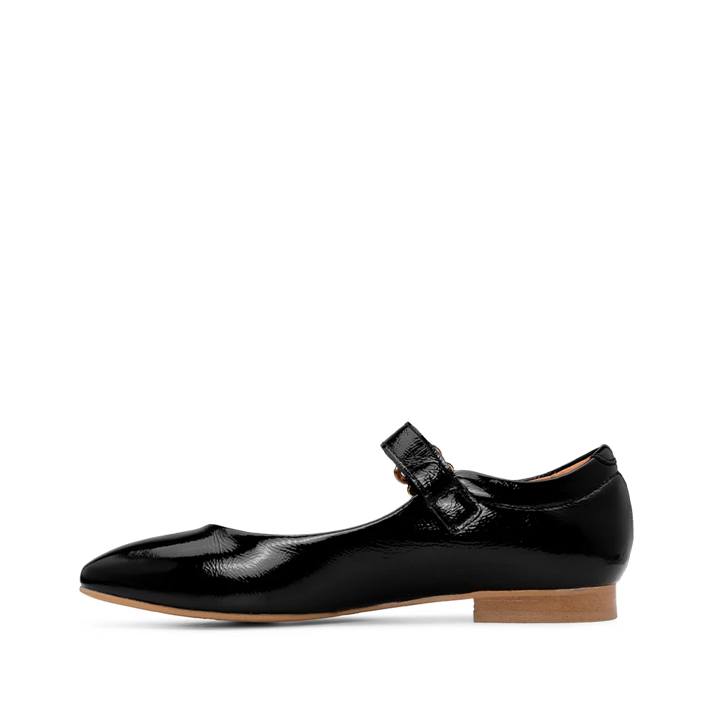 Sapato Mary Jane Mulher Verniz Preto - Image 3