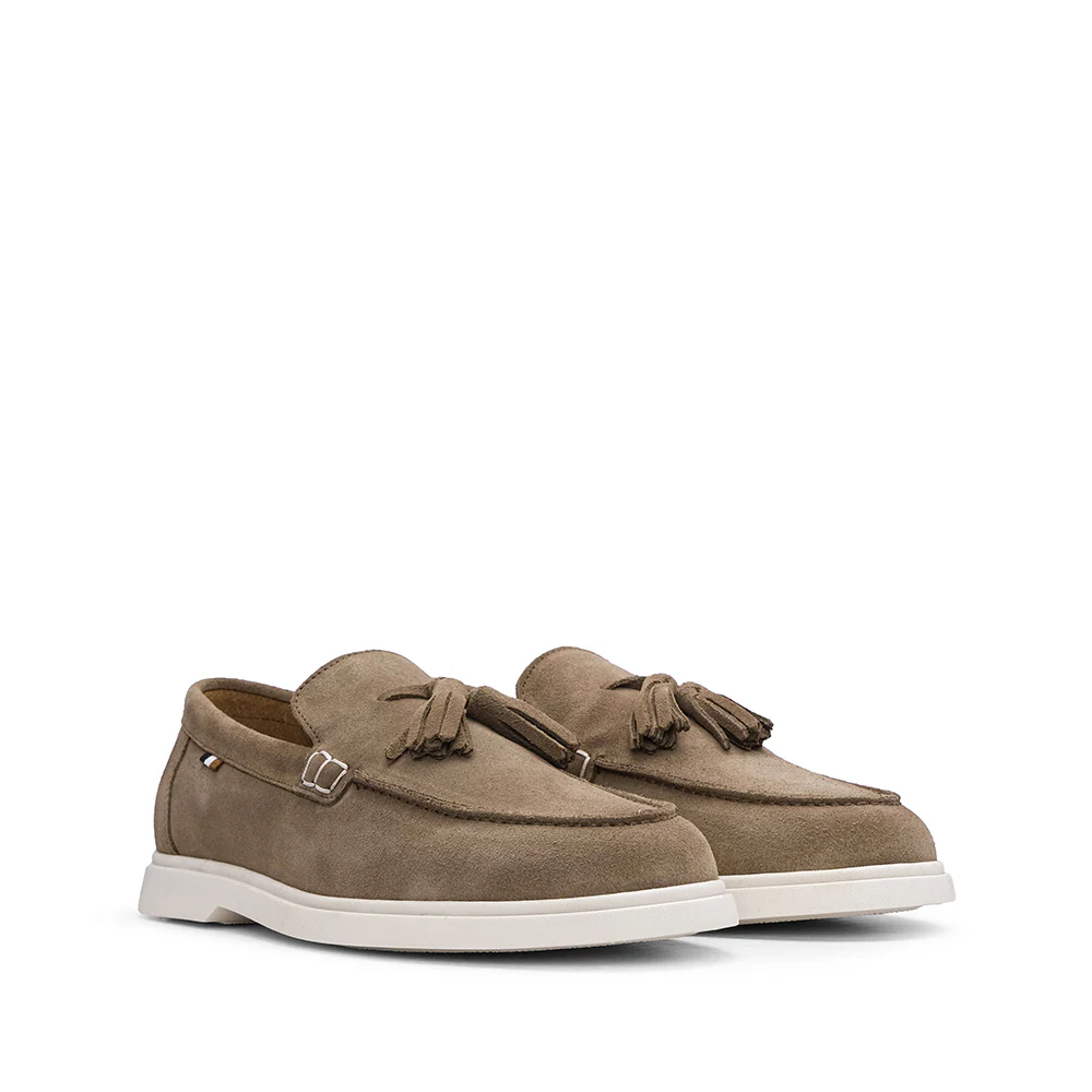 Sapato Mocassim Homem Camurça Taupe - Image 2