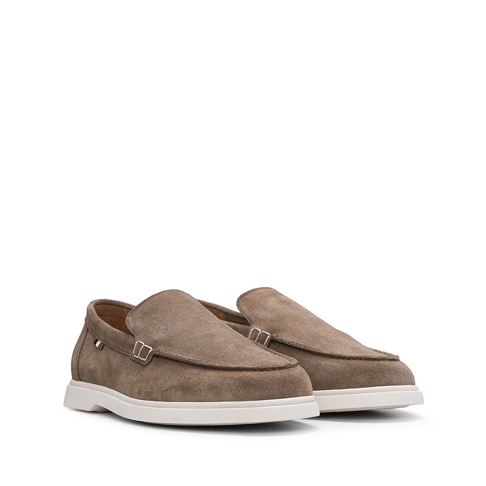 Sapato Mocassim Homem Camurça Taupe - Image 2