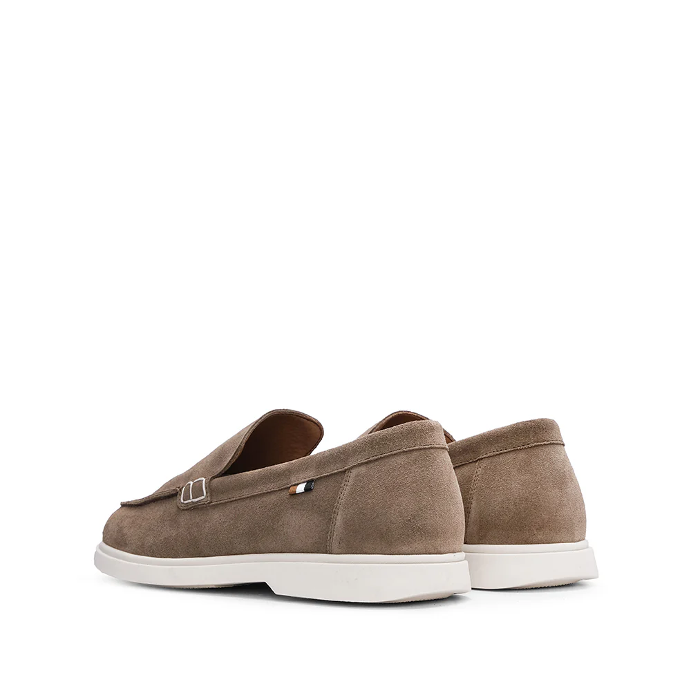 Sapato Mocassim Homem Camurça Taupe - Image 3