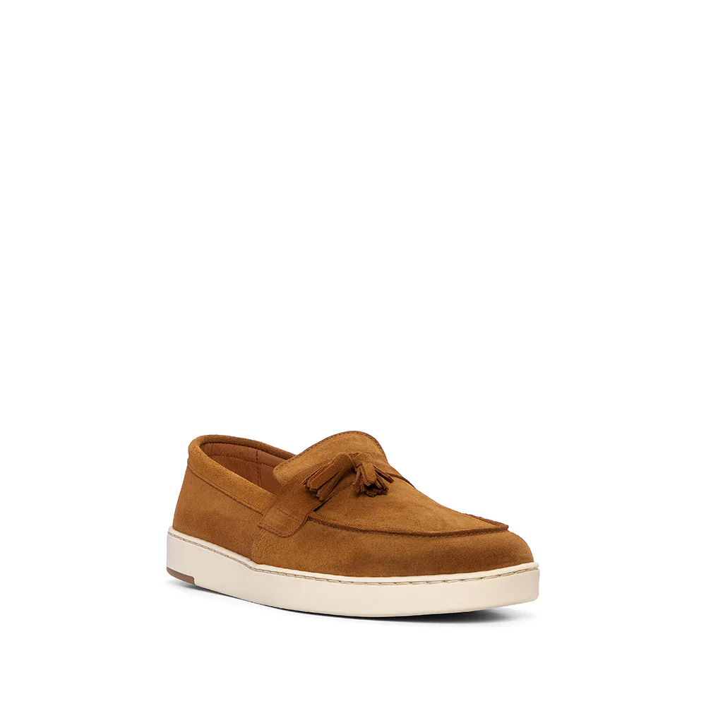 Sapato Mocassim Homem Camurça Cognac - Image 3