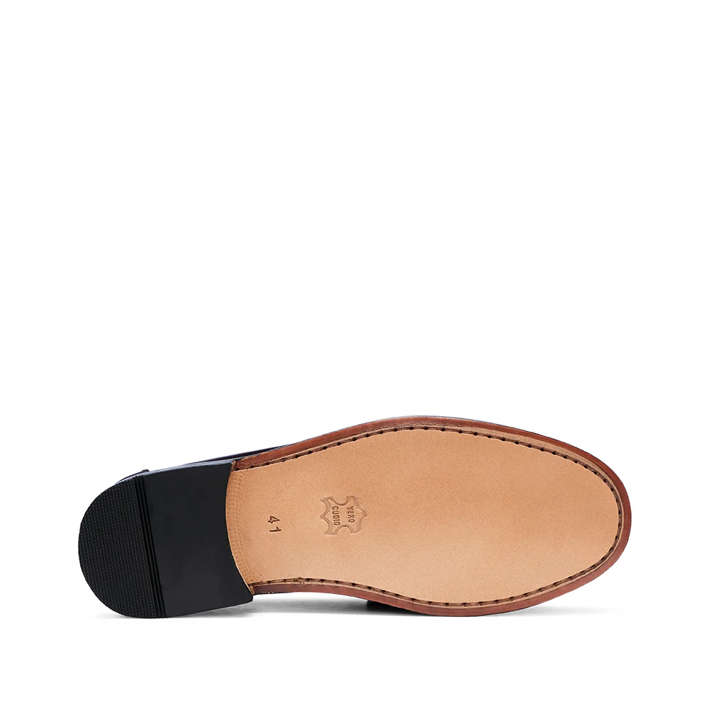 Sapato Mocassim Homem Polido Preto - Image 5