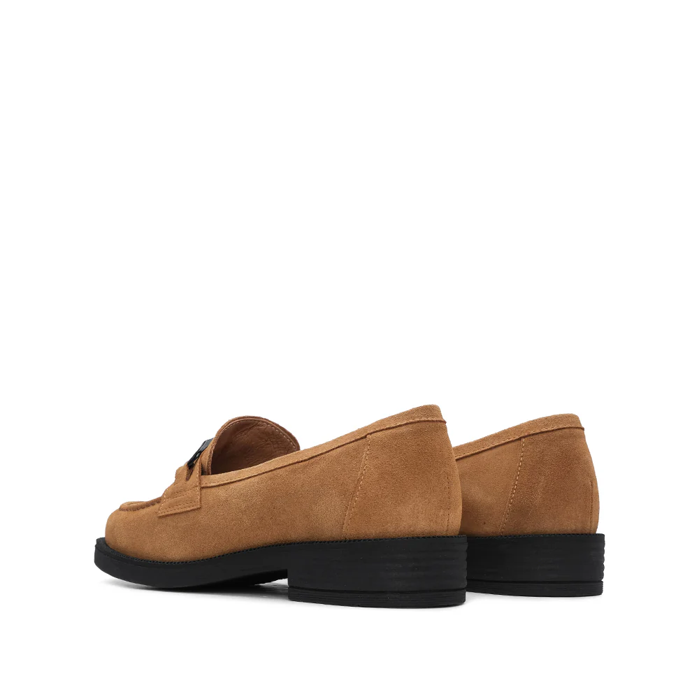 Sapato Mocassim Mulher Camurça Camel - Image 3