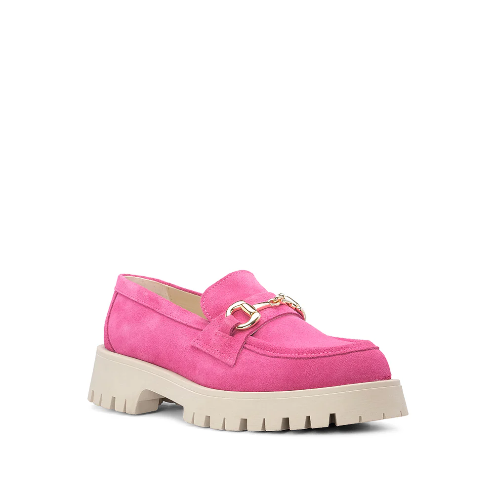 Sapato Mocassim Mulher Camurça Fuxia - Image 3