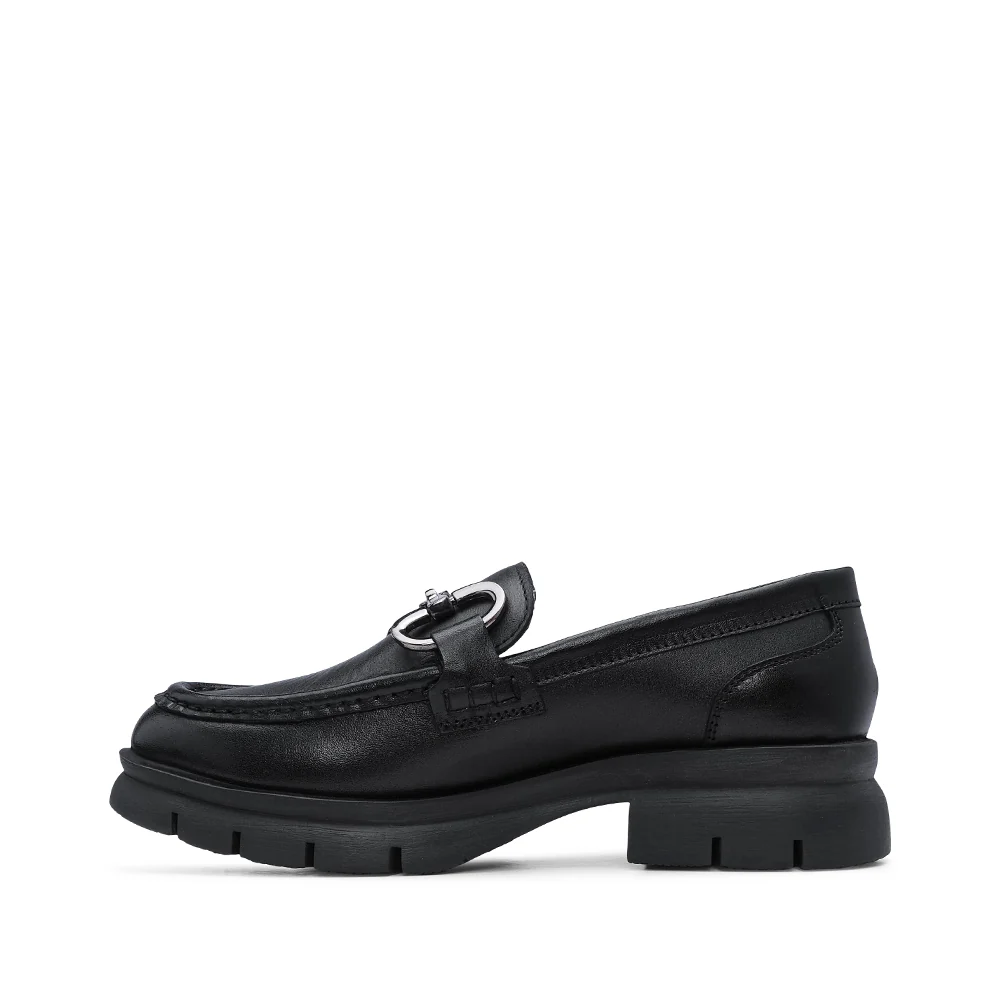 Sapato Mocassim Mulher Pele Preto - Image 2