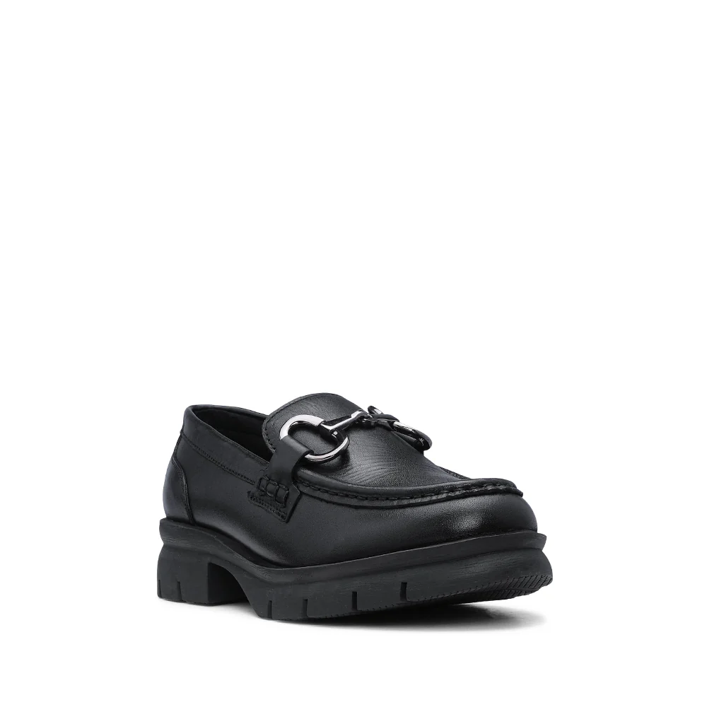 Sapato Mocassim Mulher Pele Preto - Image 3