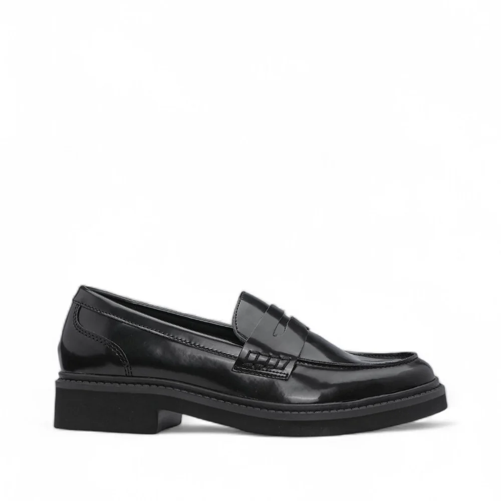 Sapato Mocassim Mulher Polido Preto - Image 2