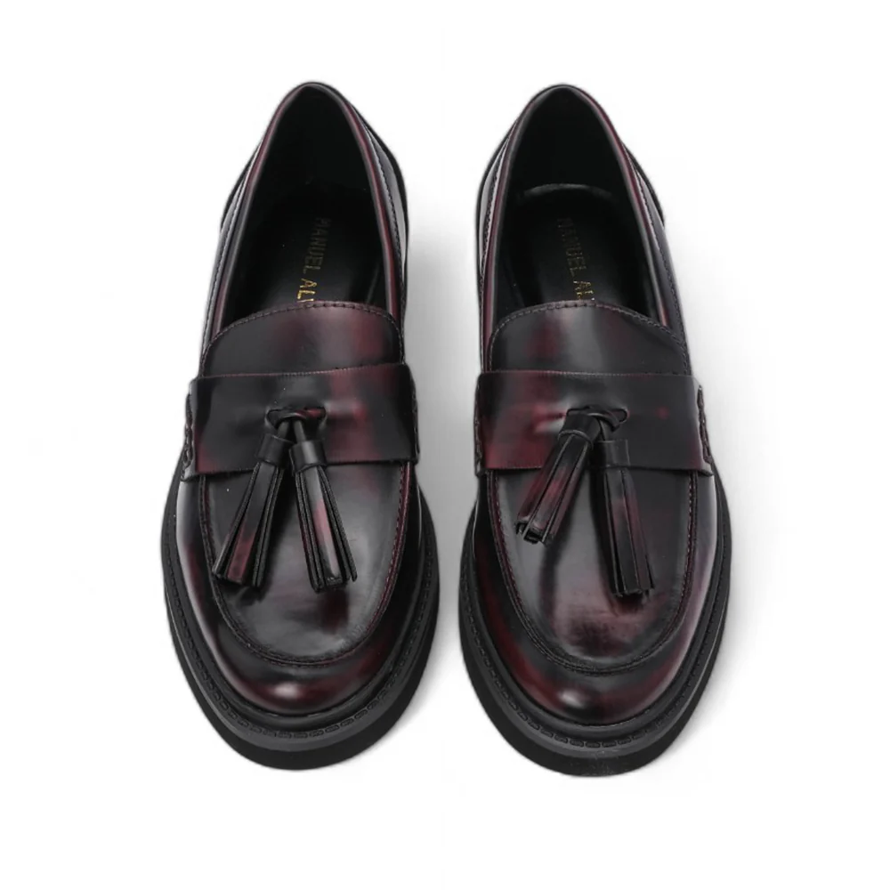 Sapato Mocassim Mulher Polido Bordeaux - Image 5