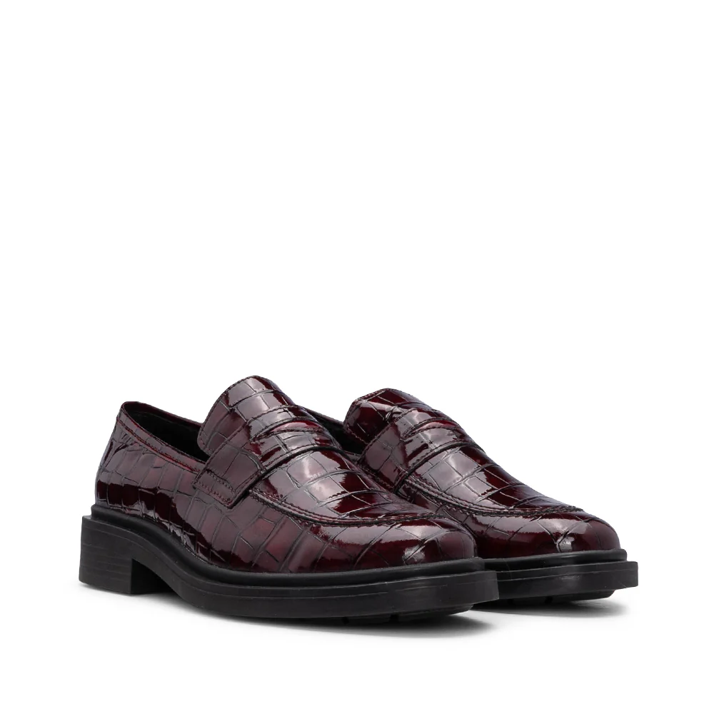 Sapato Mocassim Mulher Verniz Bordeaux - Image 2