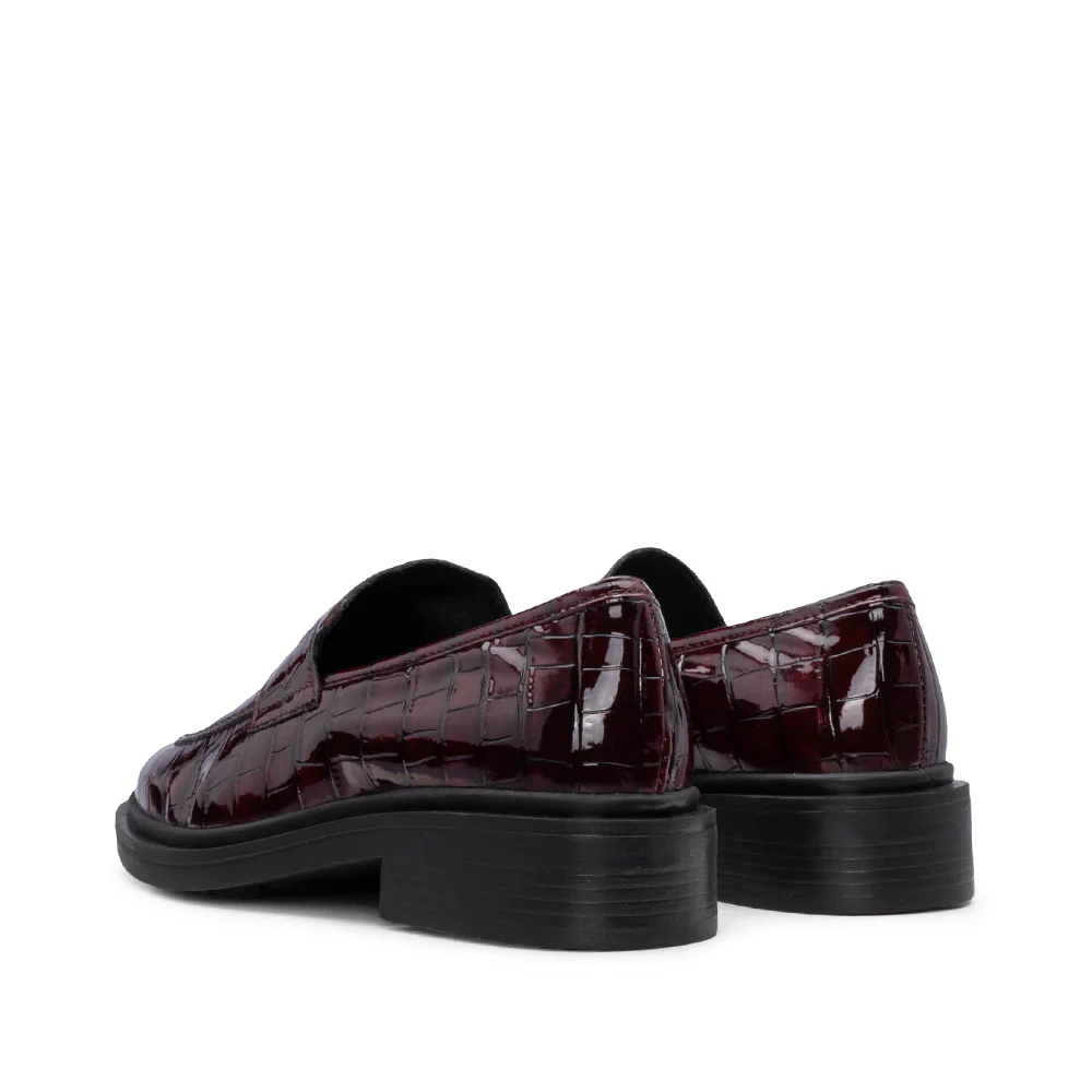 Sapato Mocassim Mulher Verniz Bordeaux - Image 3