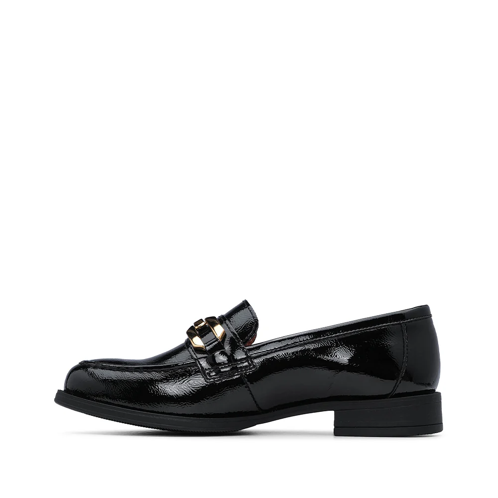 Sapato Mocassim Mulher Verniz Preto - Image 2