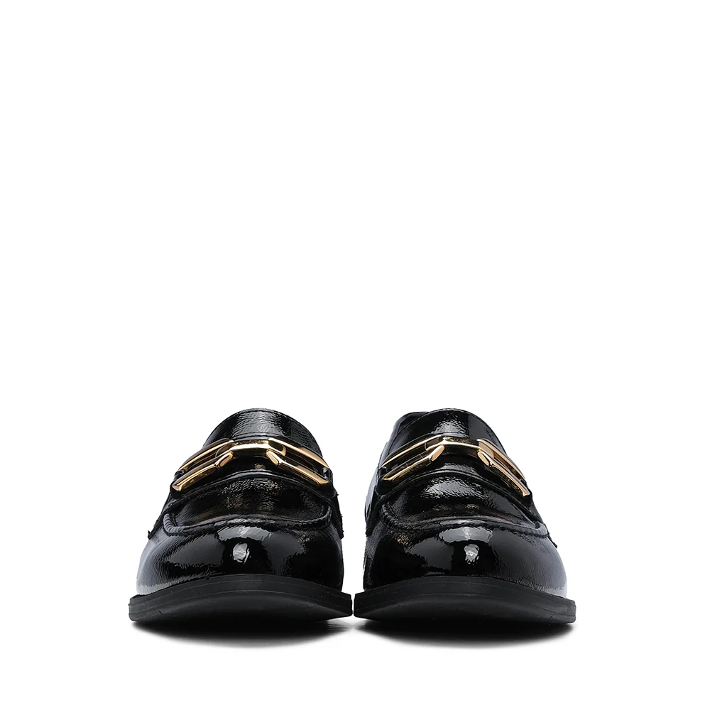 Sapato Mocassim Mulher Verniz Preto - Image 6