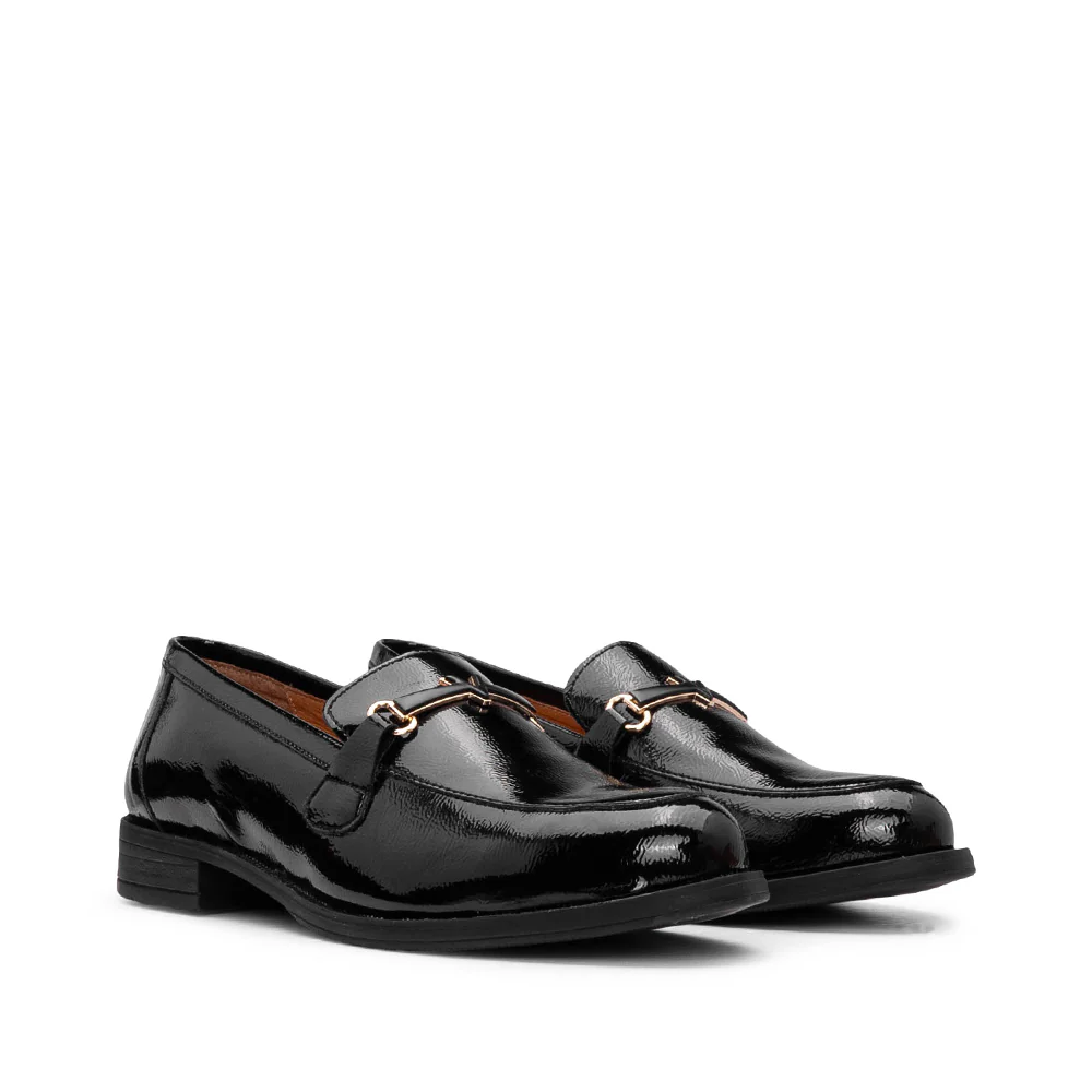 Sapato Mocassim Mulher Verniz Preto - Image 2