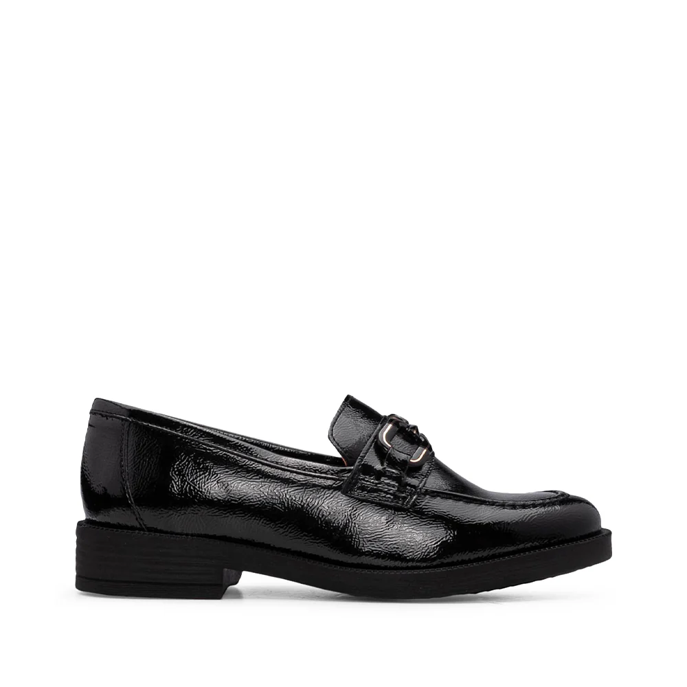 Sapato Mocassim Mulher Verniz Preto