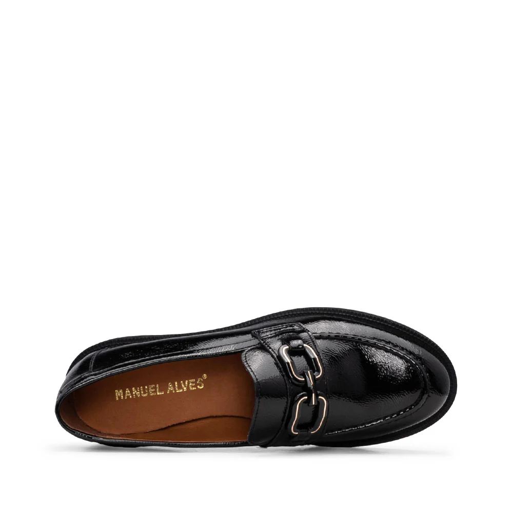 Sapato Mocassim Mulher Verniz Preto - Image 4