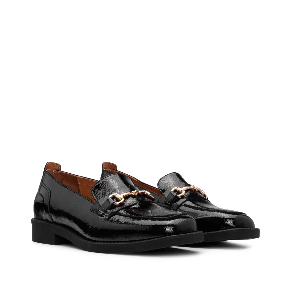 Sapato Mocassim Mulher Verniz Preto - Image 2