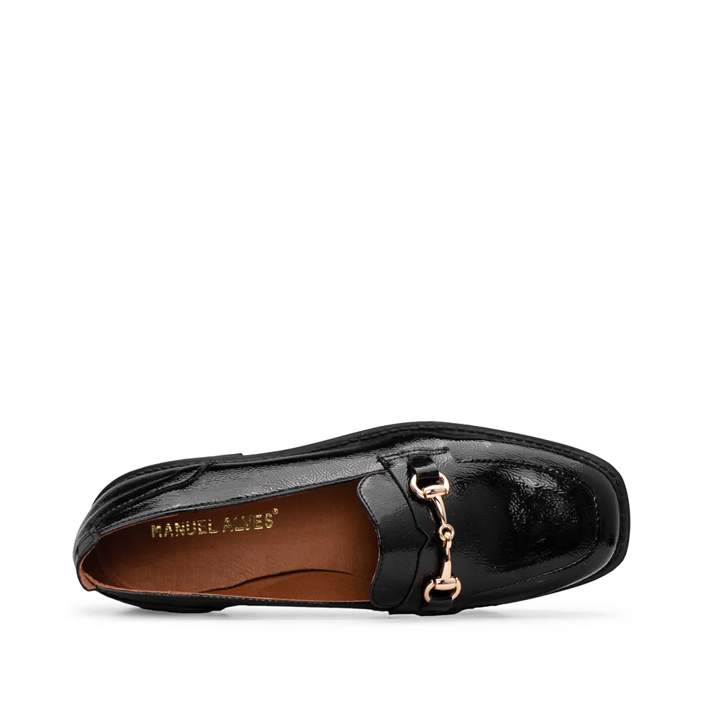 Sapato Mocassim Mulher Verniz Preto - Image 4