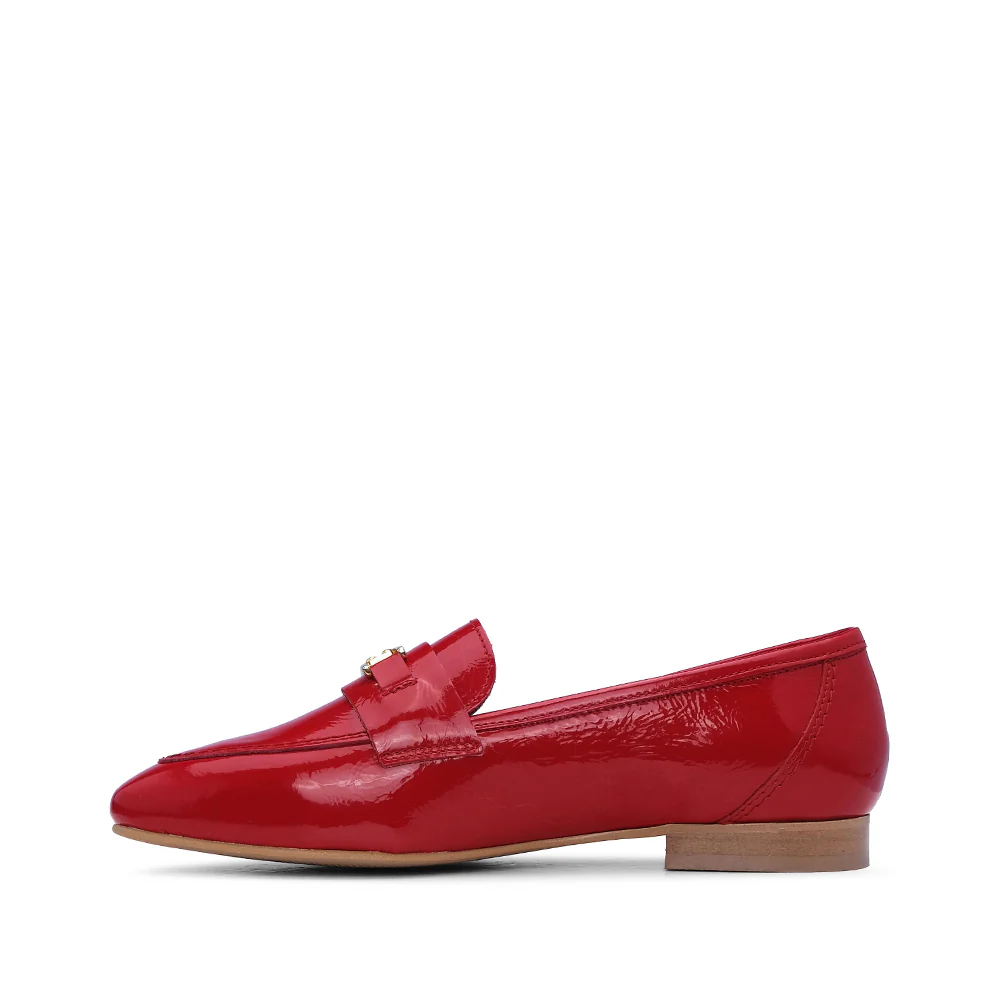 Sapato Mocassim Mulher Verniz Vermelho - Image 3