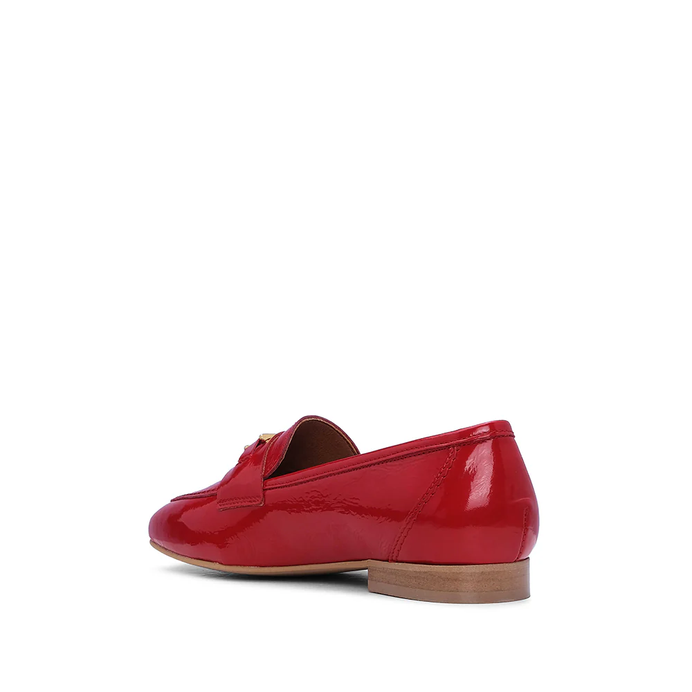 Sapato Mocassim Mulher Verniz Vermelho - Image 5