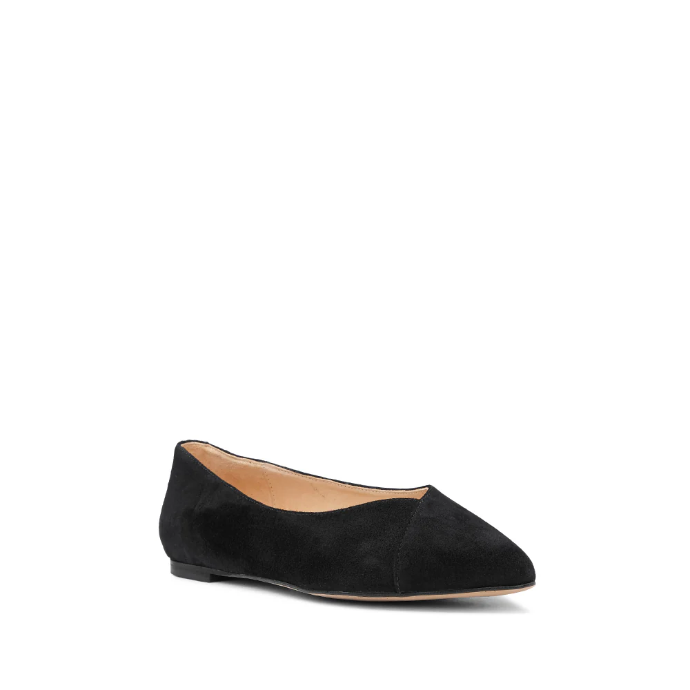 Sapato Sabrinas Mulher Camurça Preto - Image 3