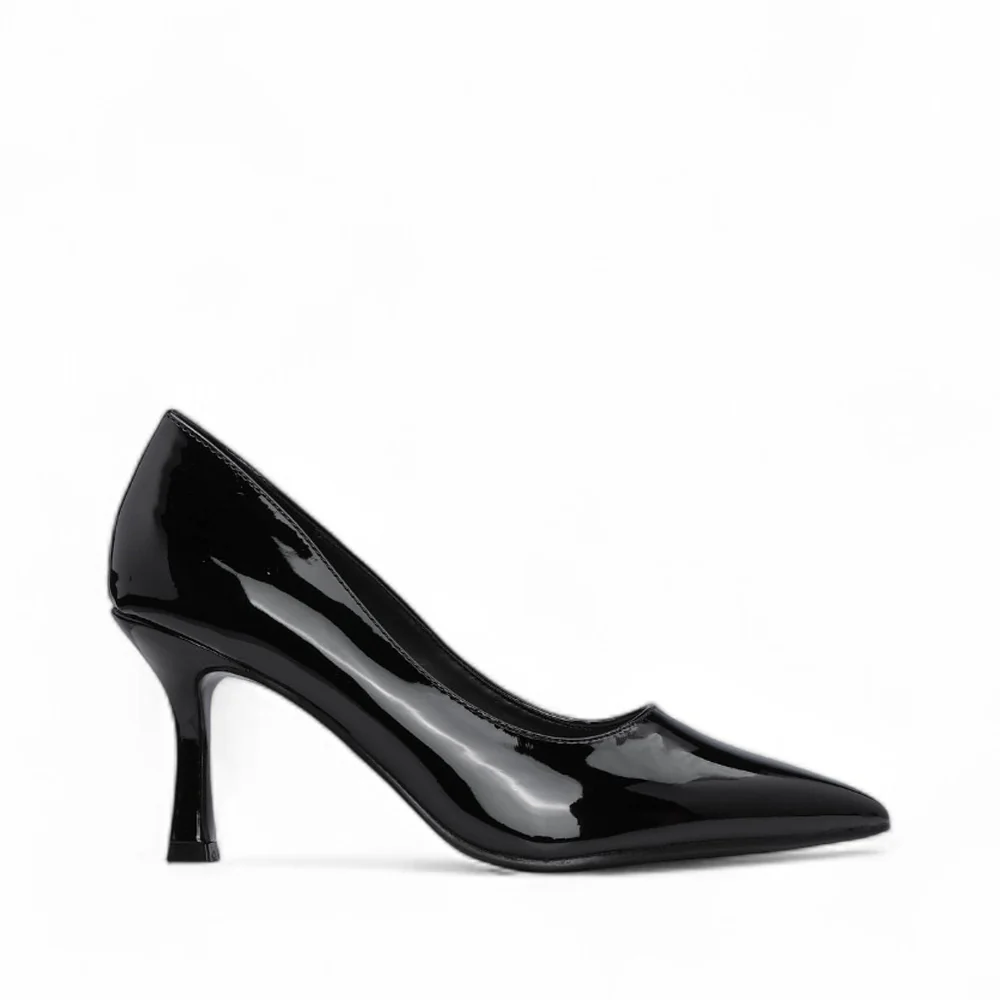 Sapato Salto Alto Mulher Verniz Preto