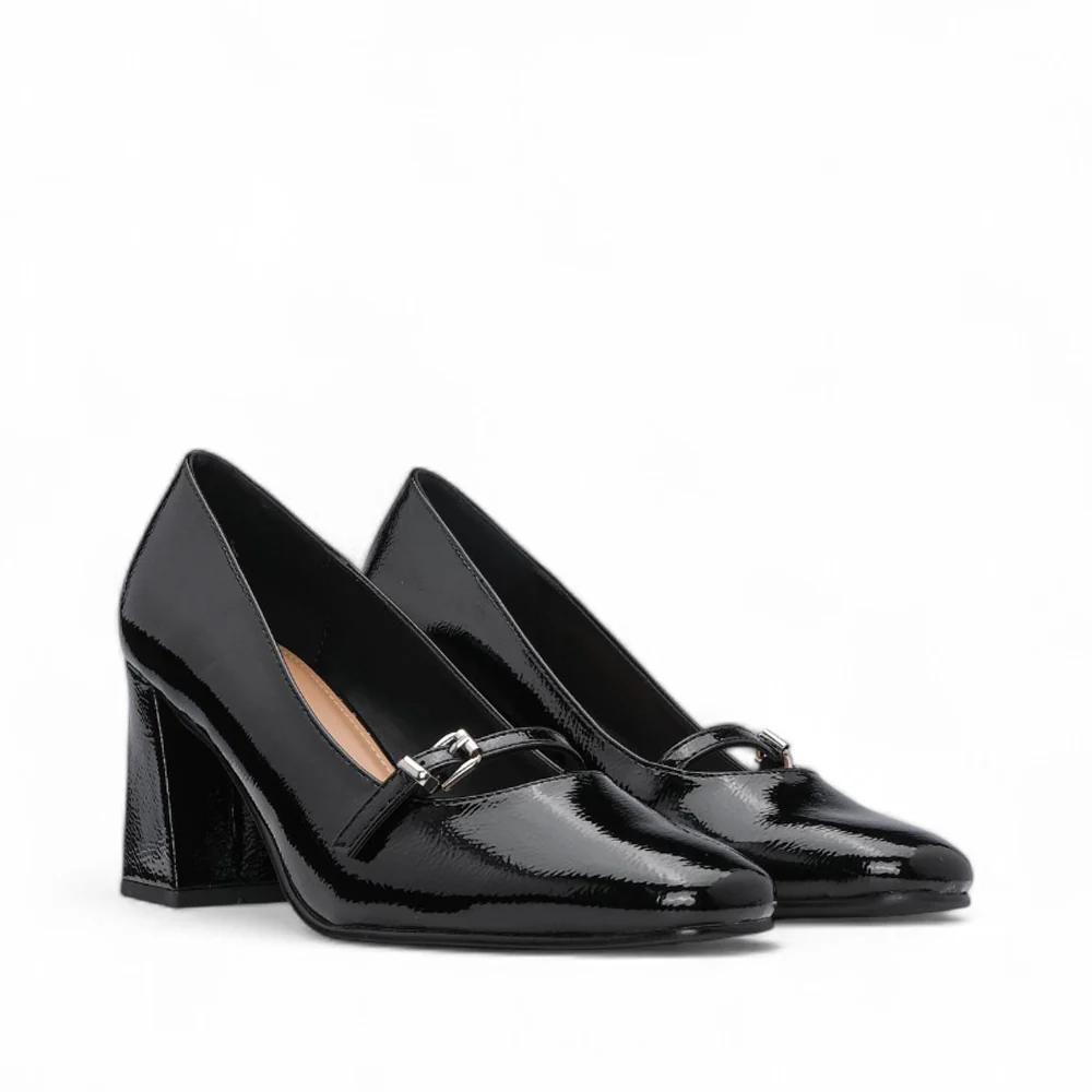 Sapato Salto Alto Mulher Verniz Preto - Image 2