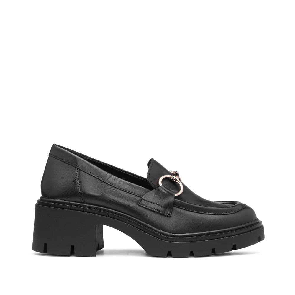 Sapato Salto Médio Mulher Pele Preto