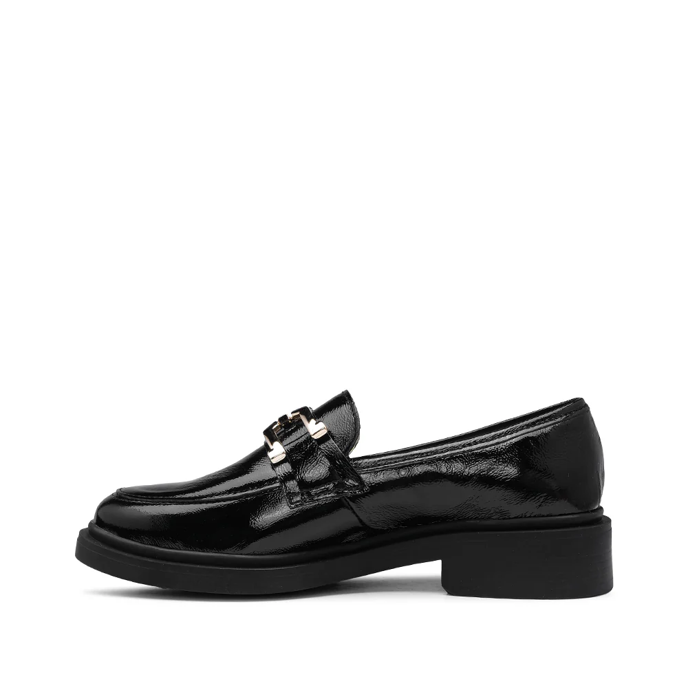 Sapato Salto Raso Mulher Verniz Preto - Image 2