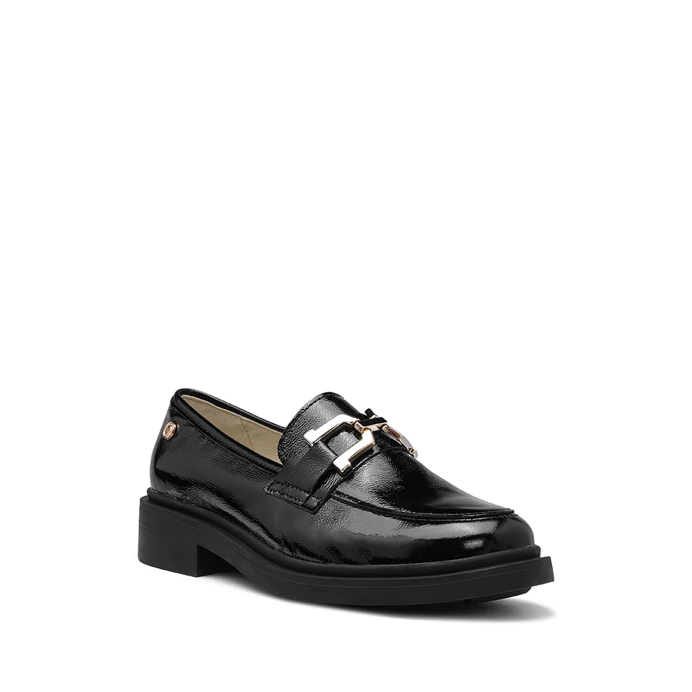 Sapato Salto Raso Mulher Verniz Preto - Image 3