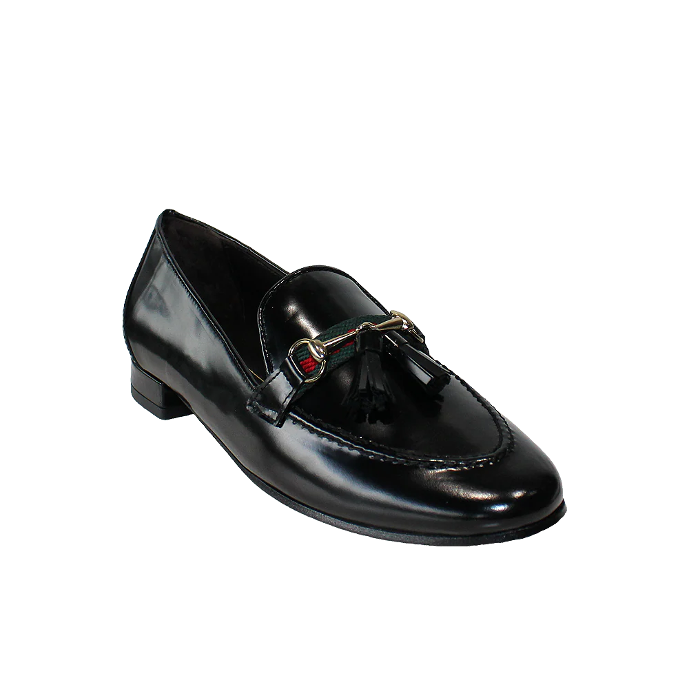 Sapato Salto Raso Mulher Verniz Preto - Image 3