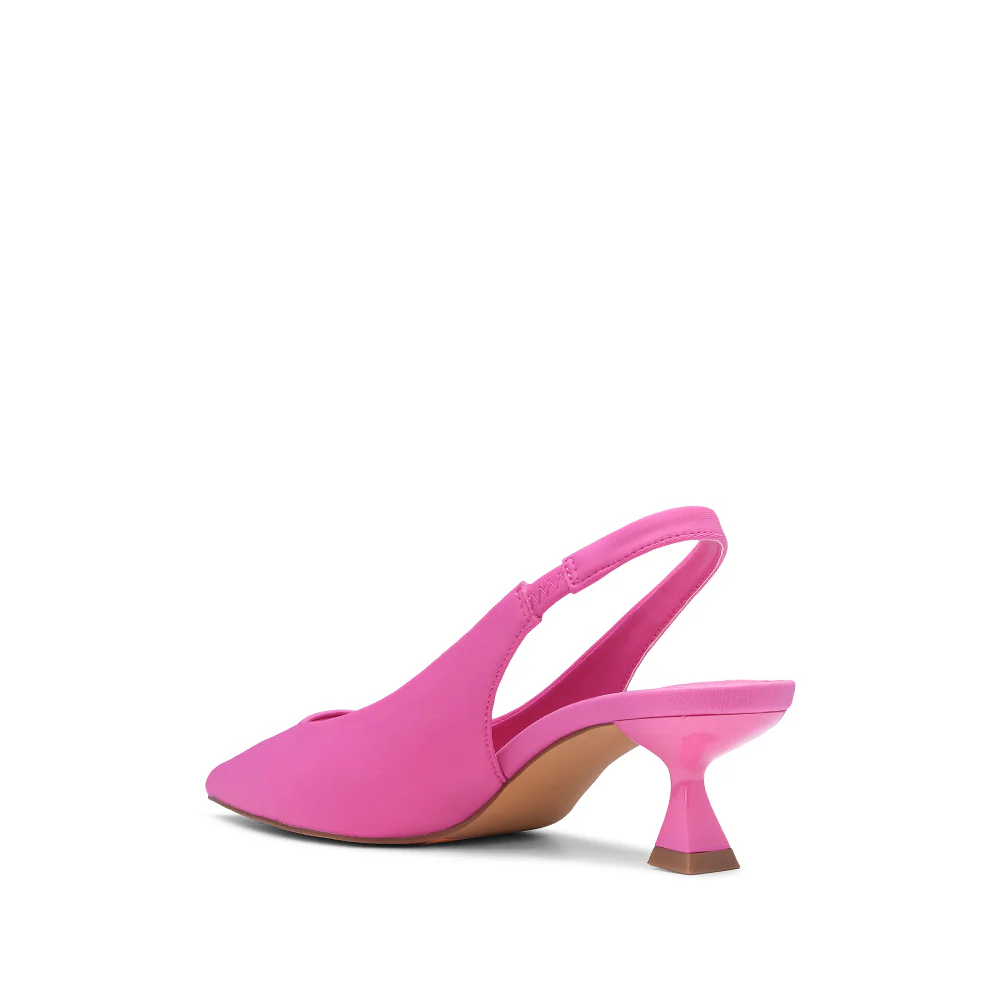 Sapato Slingback Mulher Pele Sintética Fuxia - Image 4