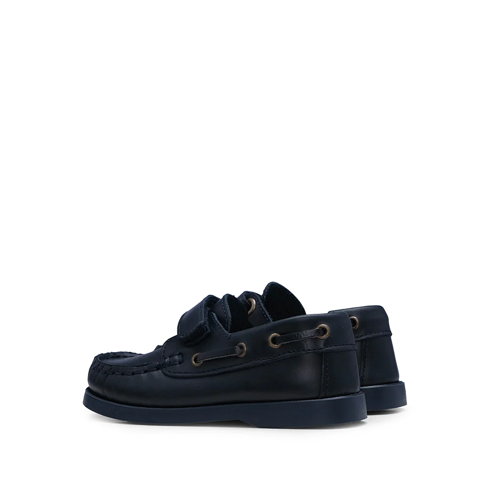 Sapato Vela Criança Pele Azul Marinho - Image 3