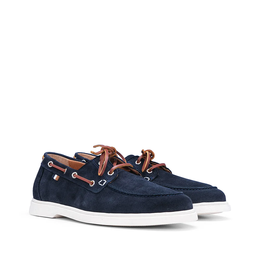 Sapato Vela Homem Camurça Azul Marinho - Image 2
