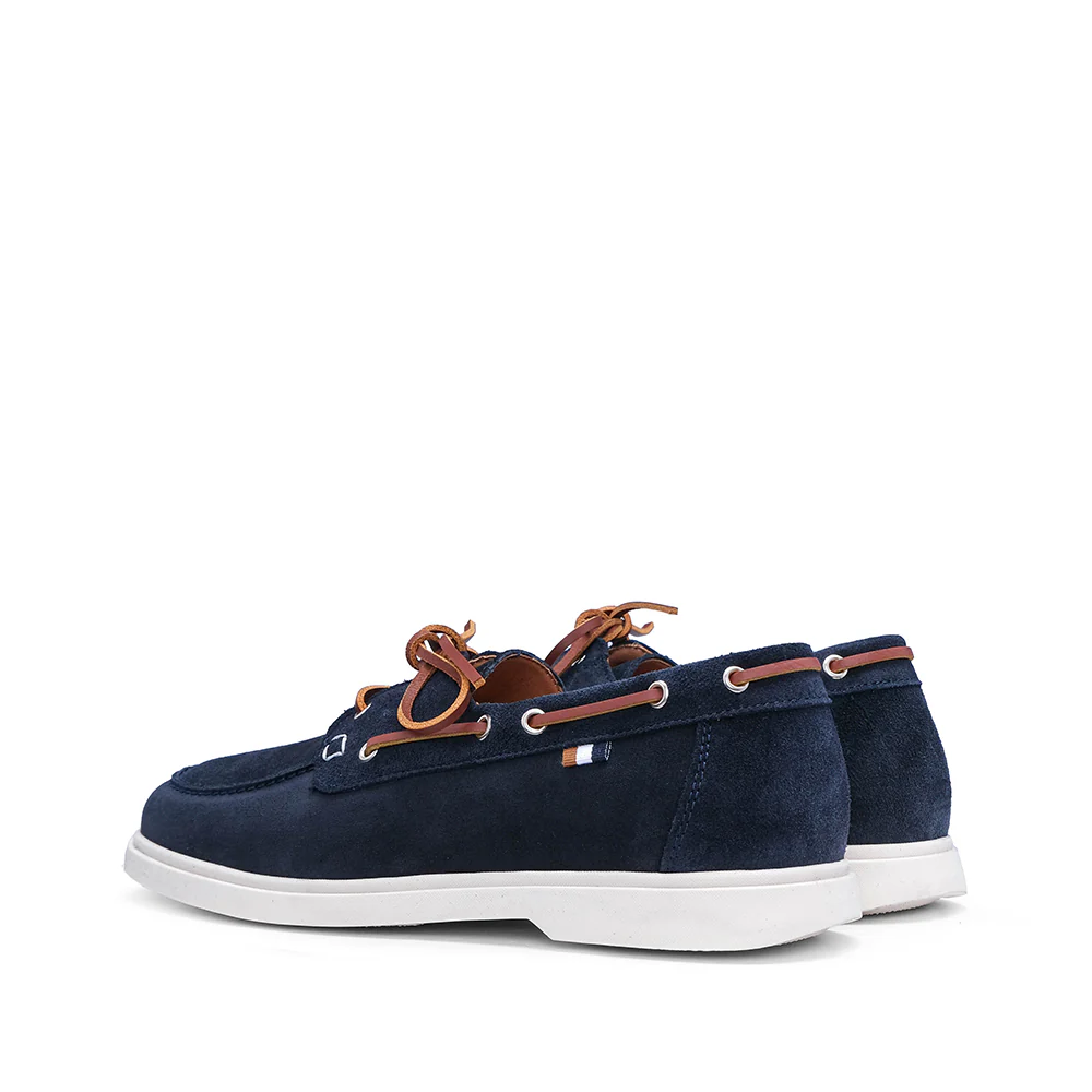 Sapato Vela Homem Camurça Azul Marinho - Image 3