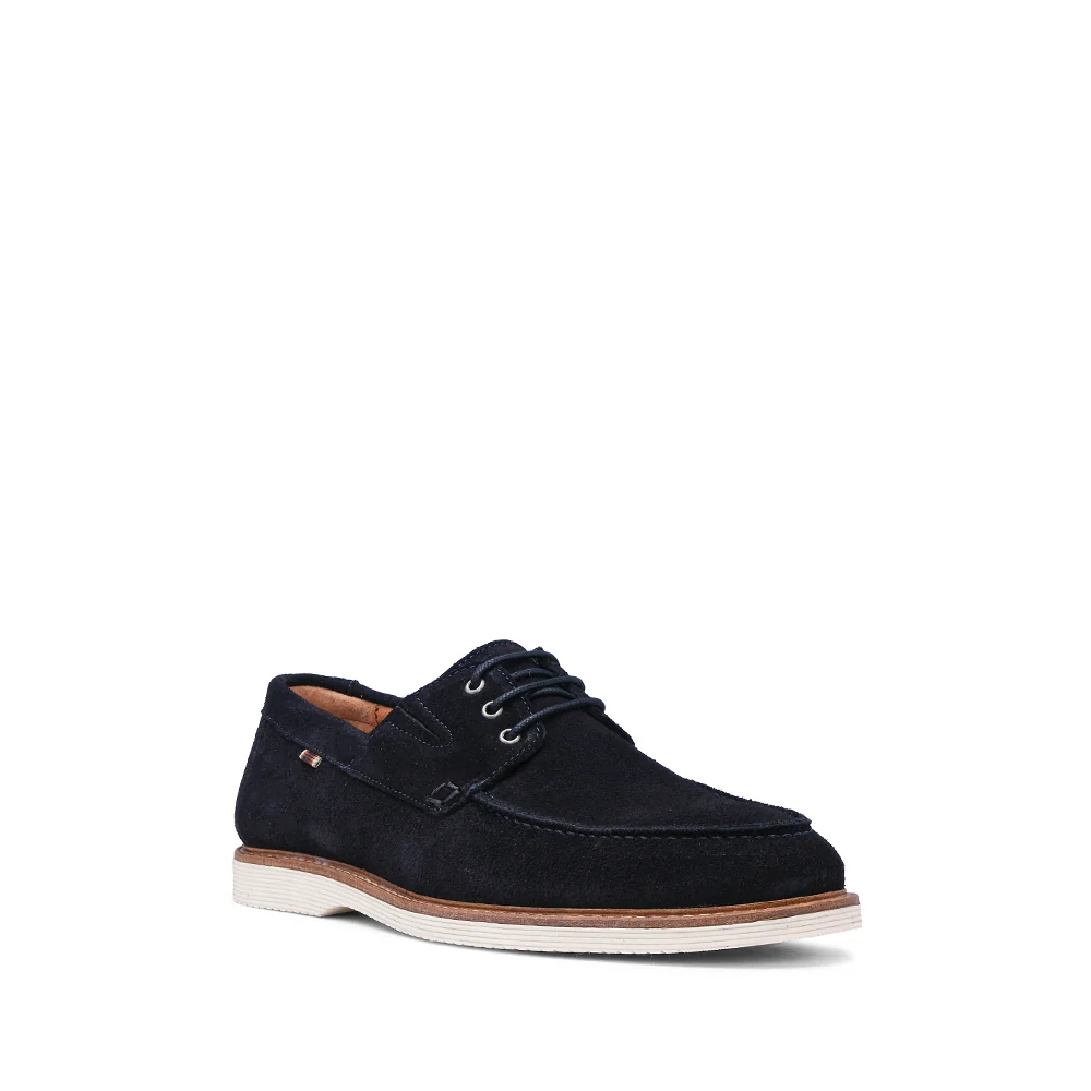 Sapato Vela Homem Camurça Azul Marinho - Image 3