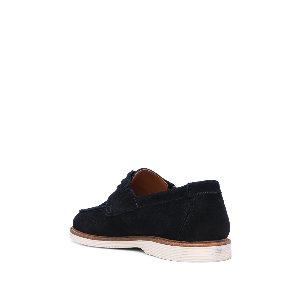 Sapato Vela Homem Camurça Azul Marinho - Image 4