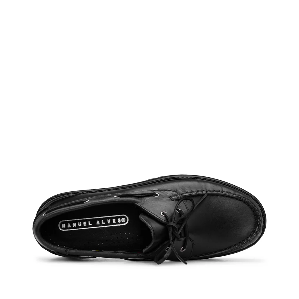Sapato Vela Homem Pele Preto - Image 4