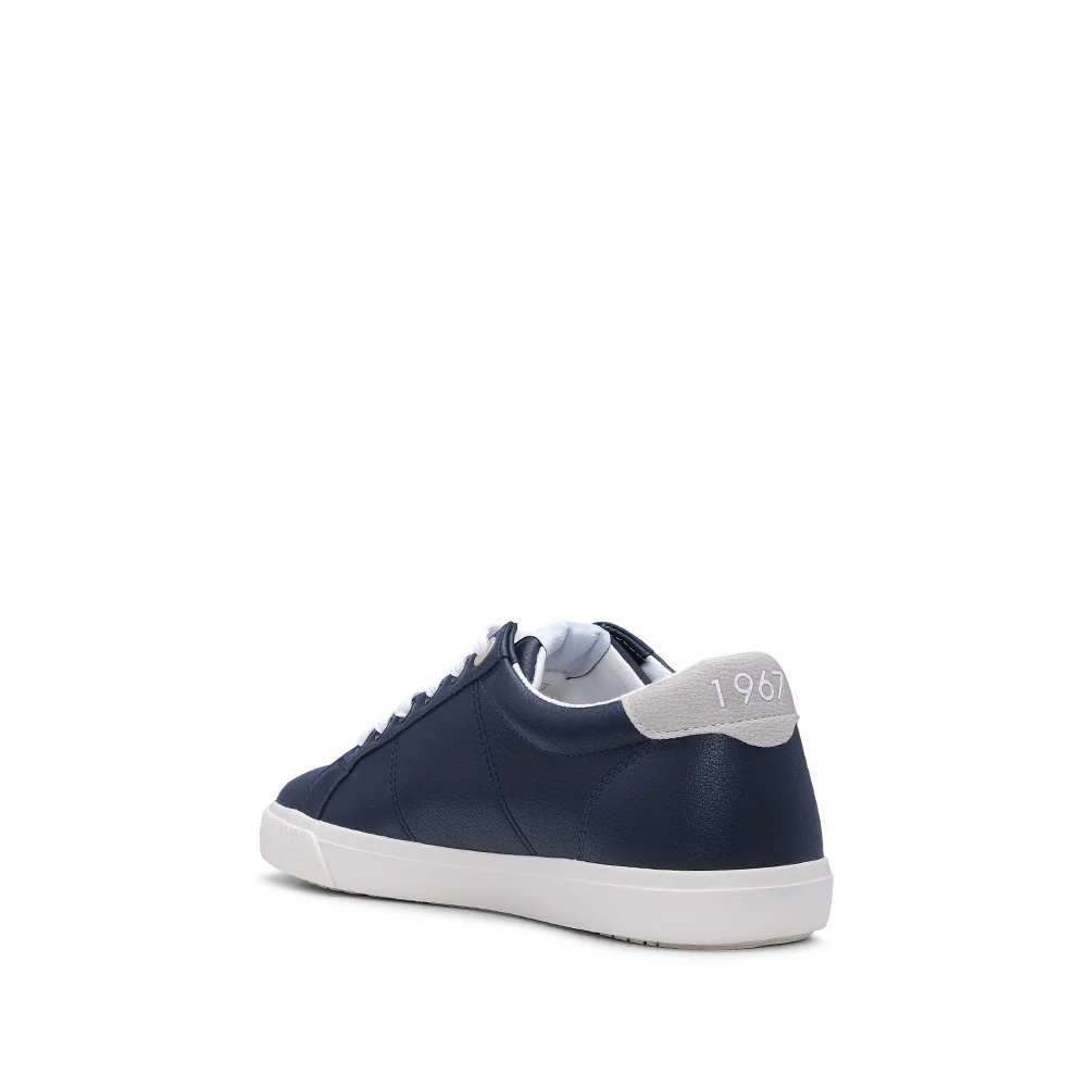 Sapatilha Casual Homem Pele Sintética Azul Marinho - Image 4