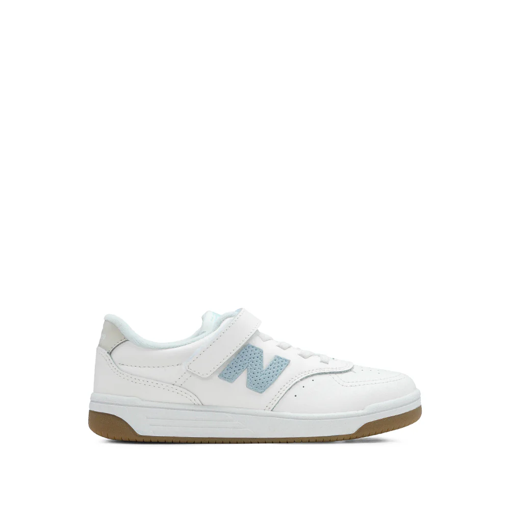 Sapatilha Casual Criança B80 Branco E Azul