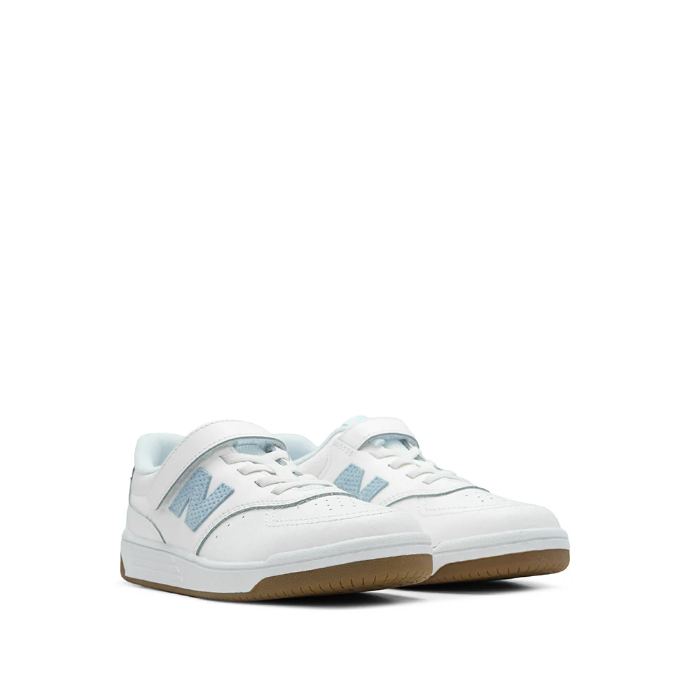 Sapatilha Casual Criança B80 Branco E Azul - Image 2