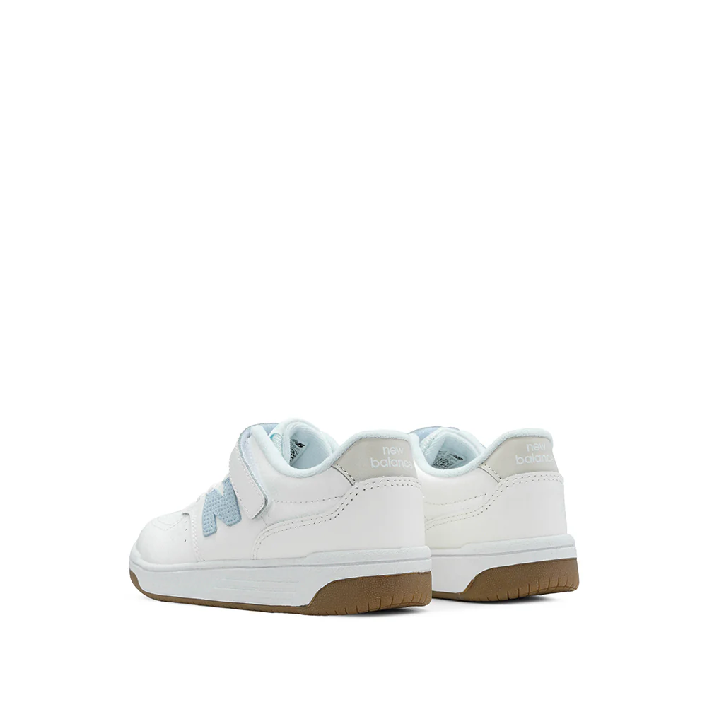 Sapatilha Casual Criança B80 Branco E Azul - Image 3